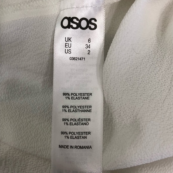 ASOS White Racerback Top - Picture 4 of 5